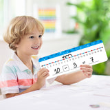 1 x RAW Customer Returns 26 dry erase boards with number rows, double-sided writable and erasable board - 0-10 on one side and 0-20 on the other side - math board for kids, students and home - RRP €16.8