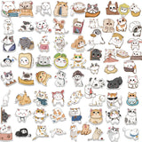 1 x Brand New Qpout 122PCS Cute Cat Stickers - RRP €20.4