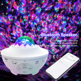 1 x RAW Customer Returns LED Smart Starry Sky Projector, WiFi Galaxy Night Light RGB Dimming, Star Projector Lamp with Alexa Google Assistant, Decorative Light with Bluetooth Speaker for Adults Children New Year Gifts - RRP €32.26