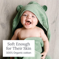 5 x Brand New Natemia Organic Hooded Baby Towel Ultra Soft and Absorbent Cloud Touch Cotton Hooded Bath Towels for Babies, Toddlers - RRP €102.0