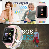 1 x RAW Customer Returns PTHTECHUS Smart Watch for Kids Girls Boys with Nylon Strap 10 SOS Games MP3 Music Video Camera Alarm Clock Stopwatch Calendar Calculator Gifts for Boys Girls - RRP €37.99