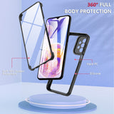 1 x RAW Customer Returns For Samsung A23 5G Case, Samsung Galaxy A23 Case, 360 Degree All-Round Protection Case with Soft Built-in Screen Protector Cover Bumper Protective Mobile Phone Case for Samsung Galaxy A23 5G 4G Black  - RRP €17.14