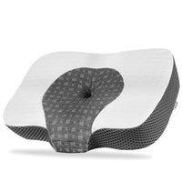 1 x Brand New Elviros Cervical Orthopedic Pillow Case Replaceable Pillowcase Pillowcase Only, White  - RRP €18.14