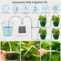 1 x RAW Customer Returns Automatic Watering, DIY Watering System, Automatic Pot Sprinkler, for 10 Indoor Potted Plants - RRP €46.93