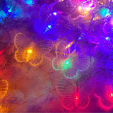 1 x RAW Customer Returns Linghuang 4.5M 120 LEDs USB Fairy Lights 8 Modes Butterfly Twinkle Lights Curtain Lights with Remote Control for Bedroom Patio Party Wedding Holiday Christmas Decoration Multi-Colored  - RRP €21.38