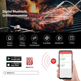 1 x RAW Customer Returns Inkbird IBT-6XS Grill Thermometer with 6 Probes, Magnetic BBQ Thermometer Bluetooth Meat Thermometer with 1000mAh Li-Battery, Roast Thermometer with 180 Degree Screen Display Rotation for BBQ, Oven - RRP €69.99