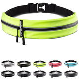 1 x RAW Customer Returns Fitgriff running belt for mobile phone - jogging running bag, hip bag, sports belt, running belt for jogging, running, sports, fitness - suitable for all smartphones Neon Yellow, 65-110cm waist circumference  - RRP €15.95