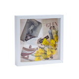 1 x Brand New Muzilife 3D picture frame for filling 2 pieces white 20 x 25 cm, wooden frame object frame shadow box with glass pane, perfect for crafts and as a gift for family friends - RRP €22.26