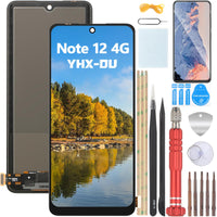 1 x RAW Customer Returns YHX-OU 6.67 Black TFT Display For Xiaomi Redmi Note 12 4G 23021RAAEG LCD Display Touch Screen Replacement Screen Glass Assembly with Tools 1 Piece Screen Protector - RRP €30.05