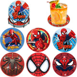 1 x Brand New Lxmsja Diamond Painting Coasters, 6PCS Diamond Painting Spiderman, Child Adult Craft Activity, Diamond Art Coasters with Holder, Diamond Painting Kits - RRP €19.2