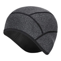 1 x Brand New AMJKEJI Cycling Cap, Winter Cycling Cap for Men and Women, Thermal Winter Fleece Cap for Bicycle Helmet, Bike Cap, Motorcycle Hat, Ski Cap Dark Grey  - RRP €24.0