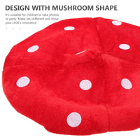 27 x Brand New SAFIGLE Novelty Mushroom Hat Plush Hat with Red Dot Mushroom Girl Fairy Costume Cosplay Mushroom Funny Hat for Kids Adult Party Photo Props - RRP €417.69