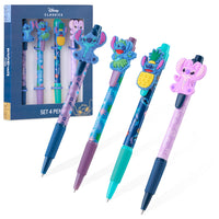 1 x RAW Customer Returns Disney Pens Set - Pack of 4 Stitch Novelty Cute Pens - Lilo and Stitch Gifts - RRP €14.99