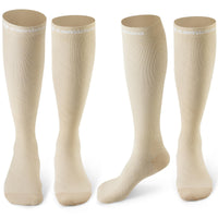 1 x RAW Customer Returns CAMBIVO compression stockings women and men 2 pairs, compression socks support stockings for running, sports, flight, travel, cycling - RRP €23.18