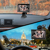 1 x RAW Customer Returns Cuplu 1080P Baby Car Mirror Camera, Night Vision Baby Car Seat Mirror, 5 HD Night Vision Baby Car Camera, Adjustable Baby Car Camera with Wide Crystal Clear View, Perfect Night Vision - RRP €57.52