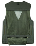 1 x RAW Customer Returns KTWOLEN Men s Outdoor Vest with Multiple Pockets Lightweight Fishing Vest Hunting Fishing Outdoor Camping Photography Sleeveless Fishing Jacket, A-army Green, XL - RRP €38.99