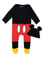 1 x RAW Customer Returns Disney Baby Boys Mickey Mouse Sleepsuit and Hat Set Red 80 - RRP €23.29