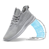 1 x RAW Customer Returns EGMPDA Shoes Men s Sneakers Running Shoes Sneakers Sports Shoes Men s Running Shoes Outdoor Fitness Gym Shoes Men s Sneakers EU Gray 42 - RRP €37.99