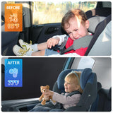 1 x RAW Customer Returns ZATOOTO Children s Side Sunshade - for Car, Baby Children Pets Adults, UV Rays Protection, Privacy Protection, Silver - RRP €24.98