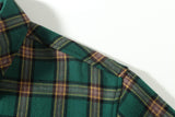 2 x Brand New SSLR Men s Plaid Lined Fleece Shirt - Long Sleeve, Green, M - RRP €47.8