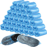 1 x RAW Customer Returns Shoe covers, overshoes disposable 500 pairs 1000 pieces Waterproof and dirt-repellent Keep the room carpet and clean blue plastic - RRP €28.22