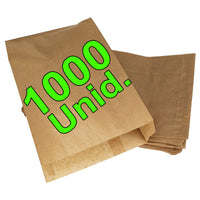 1 x RAW Customer Returns Loxato Kraft Bag Lot 1000 - Kraft Food Bag - Kraft Paper Bag - Kraft Paper Bag - Paper Sandwich Bag - Kraft Pouch - Paper Bag 18 x 6 x 29 cm - RRP €48.99