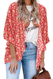 1 x Brand New Hibluco Women s Floral Kimono Cardigan Casual Chiffon Tops Beach Cover Ups - RRP €20.0