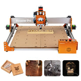 1 x RAW Customer Returns FoxAlien Masuter Pro 4040 CNC milling milling machine, 400x400x60mm all-aluminum engraving machine, 3-axis wood engraving, acrylic engraving, aluminum, MDF carving engraving milling machine Grbl control - RRP €654.46