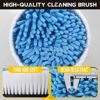 1 x RAW Customer Returns Car Wash Brush, High Pressure Rotating Car Wash Brush, Washing Sponge Tool, Non-Slip Grip, for Car Washing, Washing Wall, Window Washing - RRP €42.18