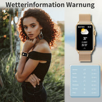 1 x RAW Customer Returns YEDASAH Smartwatch Women with Phone Function, IP68 Waterproof Sports Watch Pedometer with Heart Rate Monitor Sleep Monitor, Personalized Screen, Music Control, Fitness Tracker with 123 Sports Modes - RRP €29.99