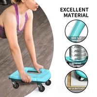 1 x RAW Customer Returns PROIRON abdominal roller, abdominal trainer with non-slip padded knee mat - RRP €19.16