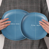 1 x RAW Customer Returns Greentainer Large Plates 6-Pack 24.1cm Dinner Plates for BBQ, RV, Party, Picnic, Camping, Unbreakable Plate Made of PP for Children Adults Lightweight Plastic Plate Microwave Dishwasher Safe - RRP €21.42