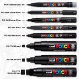 1 x RAW Customer Returns Posca uniball pigment marker PC3M, case of 15, coloured assorted - RRP €49.99