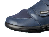 1 x RAW Customer Returns Aerosoft Velcro low shoe Stretch 16 women men width GH slip-resistant blue, Numeric 43  - RRP €95.75