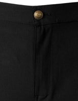 1 x RAW Customer Returns JOGAL Flared Pants, Men, 70s, Carnival, Disco, Flared Trousers, Black, L - RRP €40.33