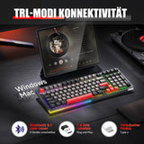 1 x RAW Customer Returns KEMOVE Gaming Keyboard, Mechanical Gaming Keyboard, - RRP €79.99