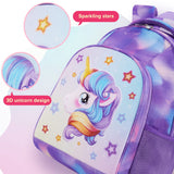 1 x Brand New Unicorn Children s Backpack - 3D Glitter Backpack for Girls Boys and Toddlers Preschool Kindergarten Primary School Backpack Cute Outdoor Hiking Travel Casual Laptop Daypacks School Bags - RRP €26.21