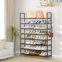 1 x RAW Customer Returns OYREL Shoe Rack 8 Tiers Shoe Organizer Shoe Storage 32-40 Pairs Shoe Rack for Closet Shoe Rack Organizer Entryway Shoe Holder Space Saving Shoe Rack Shoe Stand Large Tall Shoe Tower - RRP €36.99