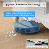 1 x RAW Customer Returns Lefant LS1 2 in 1 Robot Vacuum Mop, Lidar Intelligent Navigation with FreeMove Technology, 2200Pa Strong Suction, Alexa Google Home App, Ideal for Pet Hair, Hard Floor, Carpet - RRP €189.98