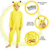 1 x RAW Customer Returns Pokemon Pikachu One Piece Pajamas for Children 4-14 Years 5-6 years, Yellow  - RRP €30.24