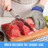 1 x RAW Customer Returns APTTOOL Kitchen Cut Resistant Gloves, 2.0 Updated Version of Professional Cut Resistant Work Gloves for Cutting Meat, Fishing, Slicing Chopping Board L  - RRP €17.02