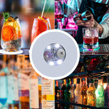 1 x RAW Customer Returns CDIYTOOL LED Coasters, 24pcs LED Stickers Illuminated Bar Drink Coasters Tunnel Bottle Lighting Flash Cup Mat for Beer Wine Glass Drink Mat Home Blinking Shots Light - RRP €19.79