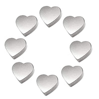 1 x RAW Customer Returns LeBigMag 8 extremely strong N35 neodymium magnet hearts 15 mm 4 mm high Heart-shaped magnets made of extra-strong NdFeB for pinboard, refrigerator, magnetic board, glass magnetic board - RRP €18.97