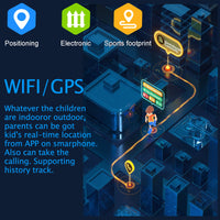 1 x RAW Customer Returns Kesasohe 4G Smart Watch Boy, Girl with GPS HD Video Calls SOS Family Chat IP68 Waterproof Game Camera Alarm Clock Stopwatch Class Mode, Smartwatch for Children Girls 4-16 - RRP €70.58