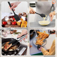 1 x RAW Customer Returns FUNYKICH Square Airfryer XXL Accessories with Airfryer Silicone Mold 21cm, Hot Air Fryer Accessories for XXL 4.2-5.8L COSORI, Philips, Tefal, Ninja, Tower and other XL 4.5-6.8L Air Fryers 9 Pieces  - RRP €47.01