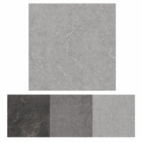 1 x RAW Customer Returns PVC floor covering self-adhesive tiles dark grey marble 30 x 30 cm, tile look vinyl floor tiles for entrance door, living room, kitchen, balcony, storage room, 50 pieces 4.5 m  - RRP €50.41