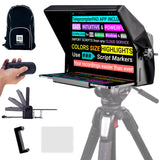 1 x RAW Customer Returns TELEPROMPTER PAD iLight PRO 12 Autocue Teleprompter iPad Tablet - Kit Teleprompter for Video with Remote Control, APP Carrying Case, Beam Splitter Prompter DSLR, iPhone, APP for Apple Android Mac Win - RRP €180.5