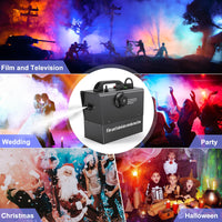 1 x RAW Customer Returns Fog machine, handheld fog machine 400W, built-in battery, 21000 mAh, visible power, for theater, film and TV shooting, Halloween, Christmas, parties, family celebrations - RRP €171.42