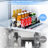 1 x RAW Customer Returns ZIJIN Can Organizer, 3 Rows 38cm Drinks Beverage Organization Automatic for Refrigerators - RRP €20.16