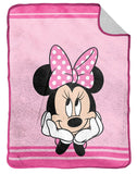 1 x RAW Customer Returns Jay Franco Disney Minnie Mouse All Around the Arch 130 x 150cm Fluffy Sherpa Fleece Throw Blanket - RRP €27.71